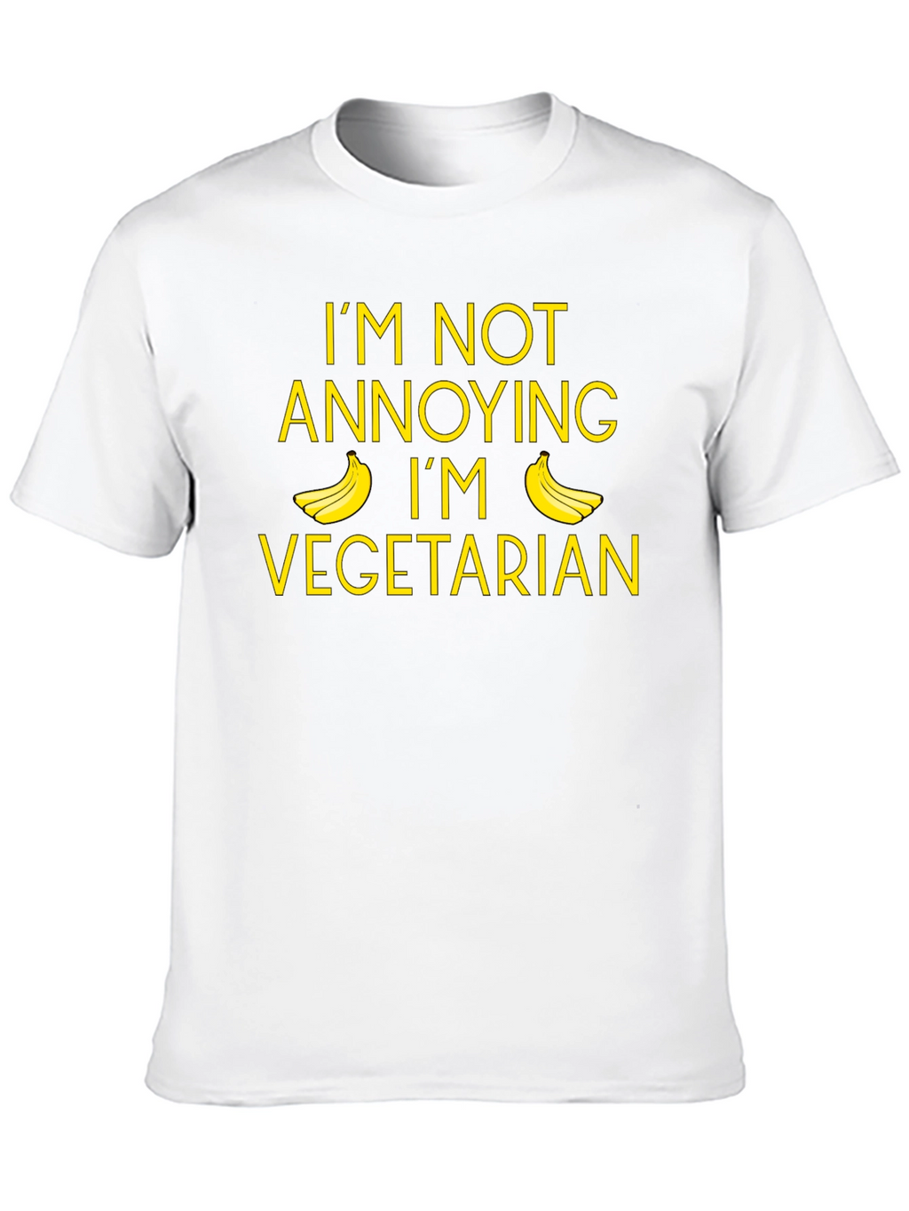 Funny Vegetarian T-Shirt - Annoying Banana Graphic Tee