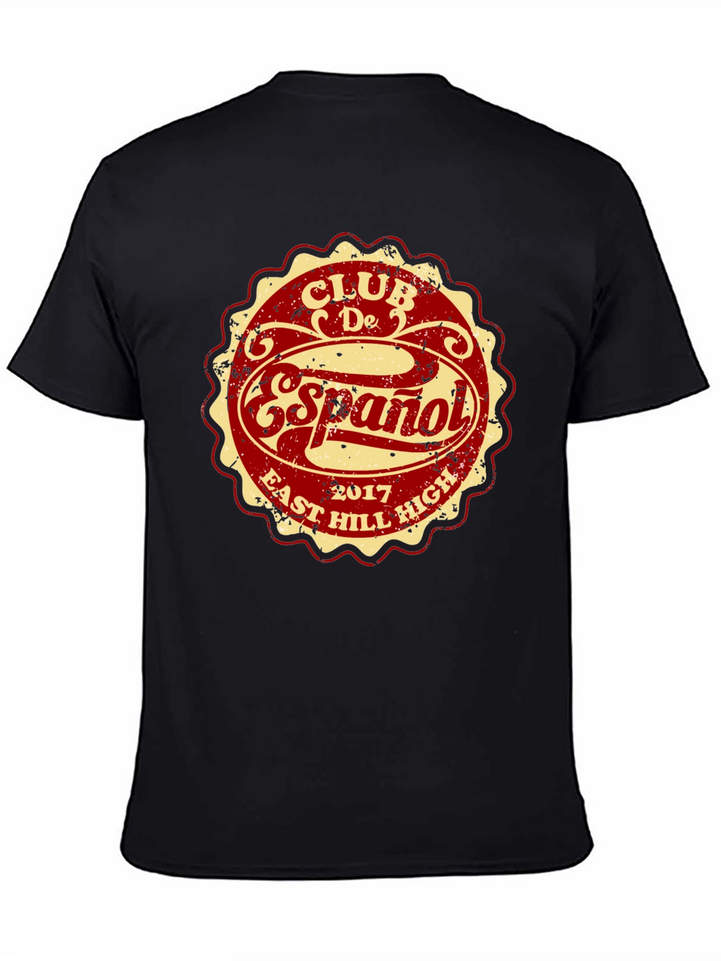 Club De Español T-Shirt - East Hill High 2017