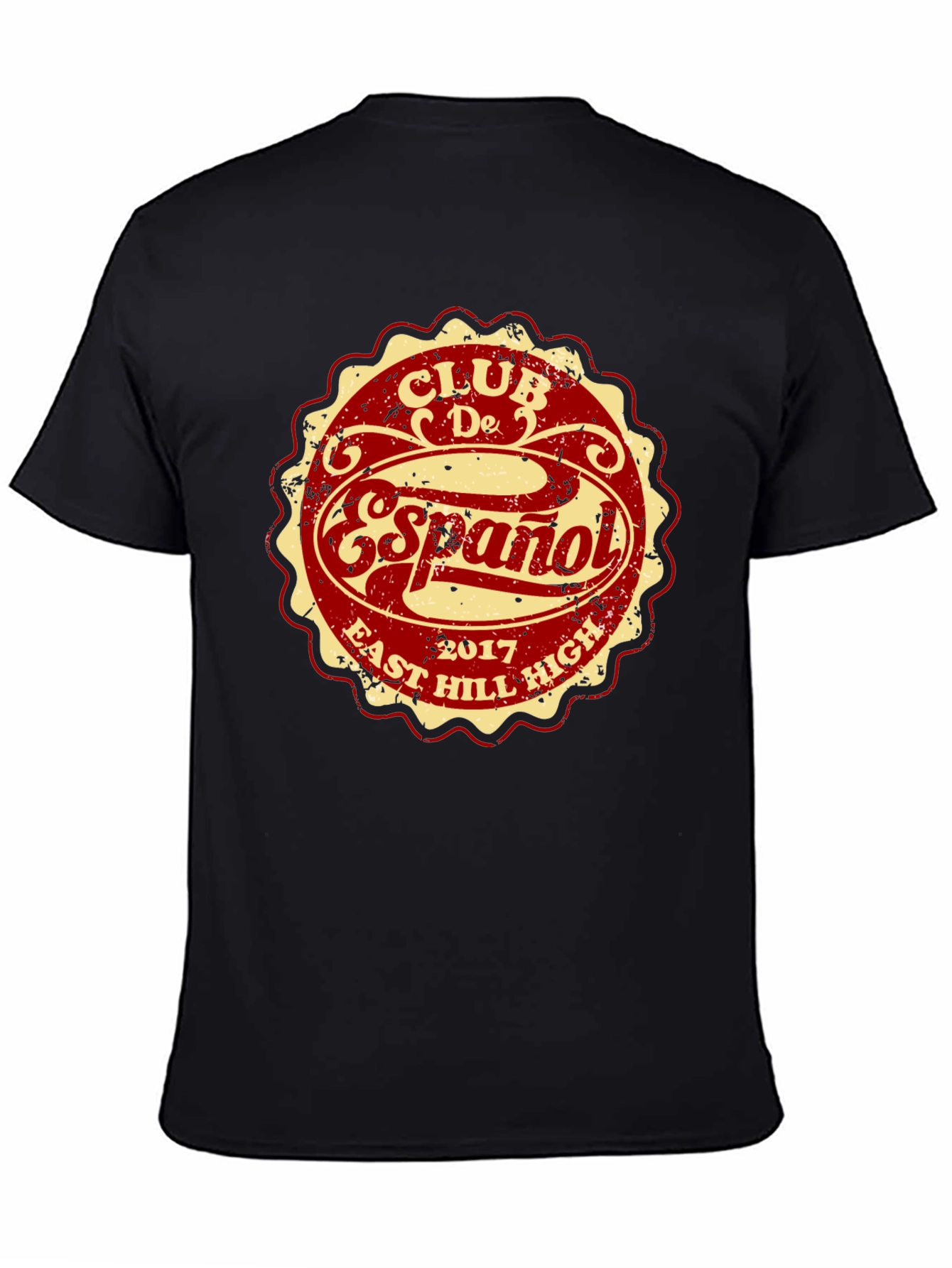 Club De Español T-Shirt - East Hill High 2017