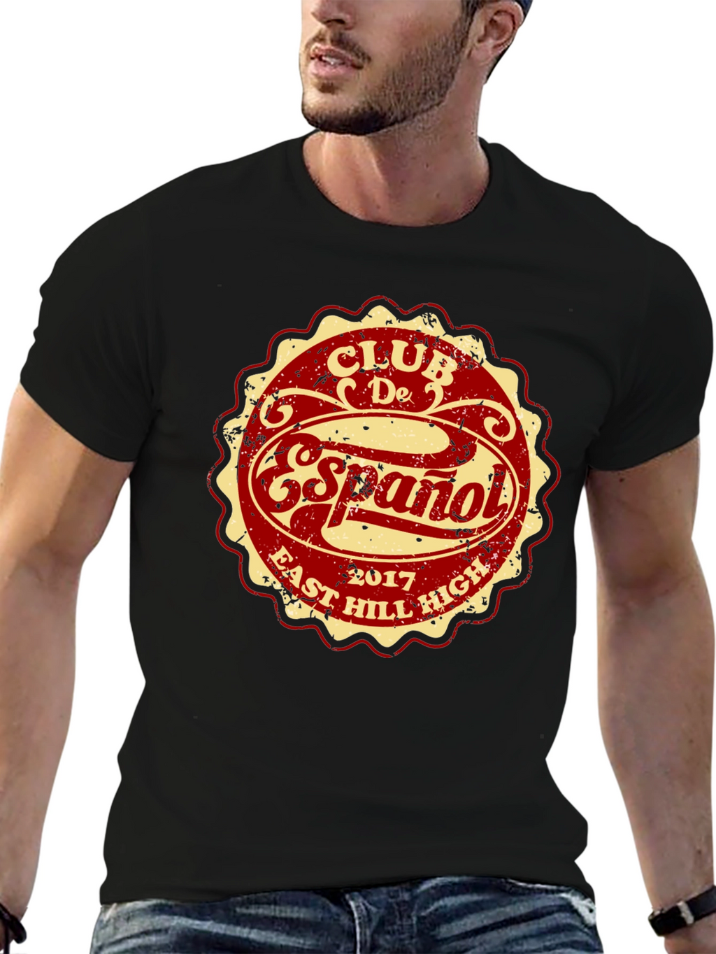 Club De Español T-Shirt - East Hill High 2017