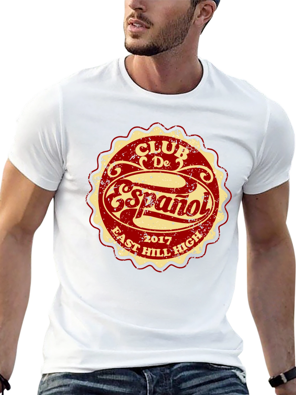 Club De Español T-Shirt - East Hill High 2017