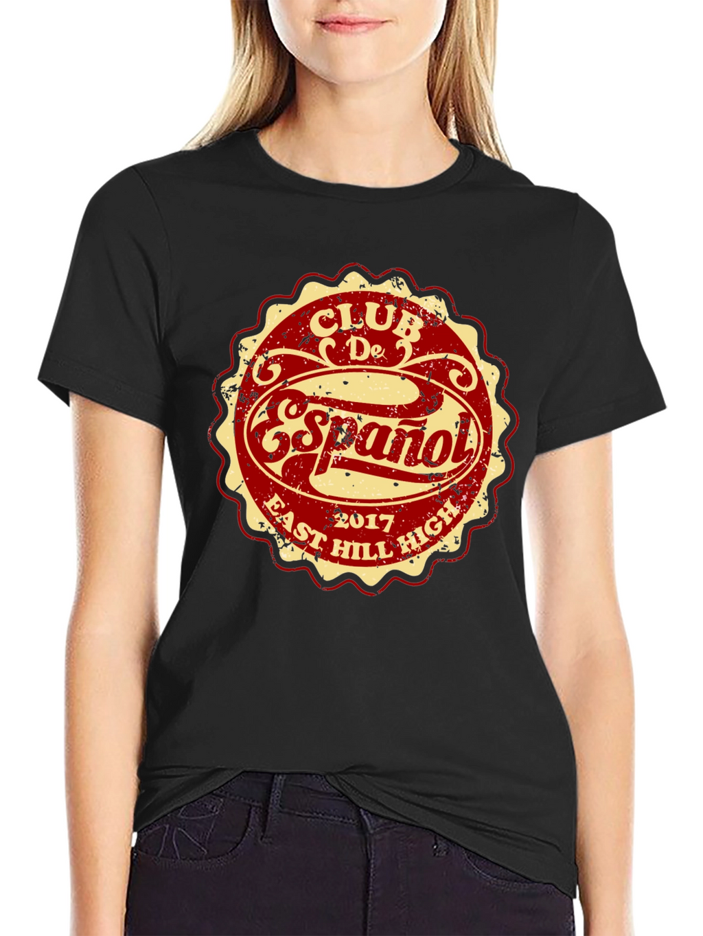 Club De Español T-Shirt - East Hill High 2017