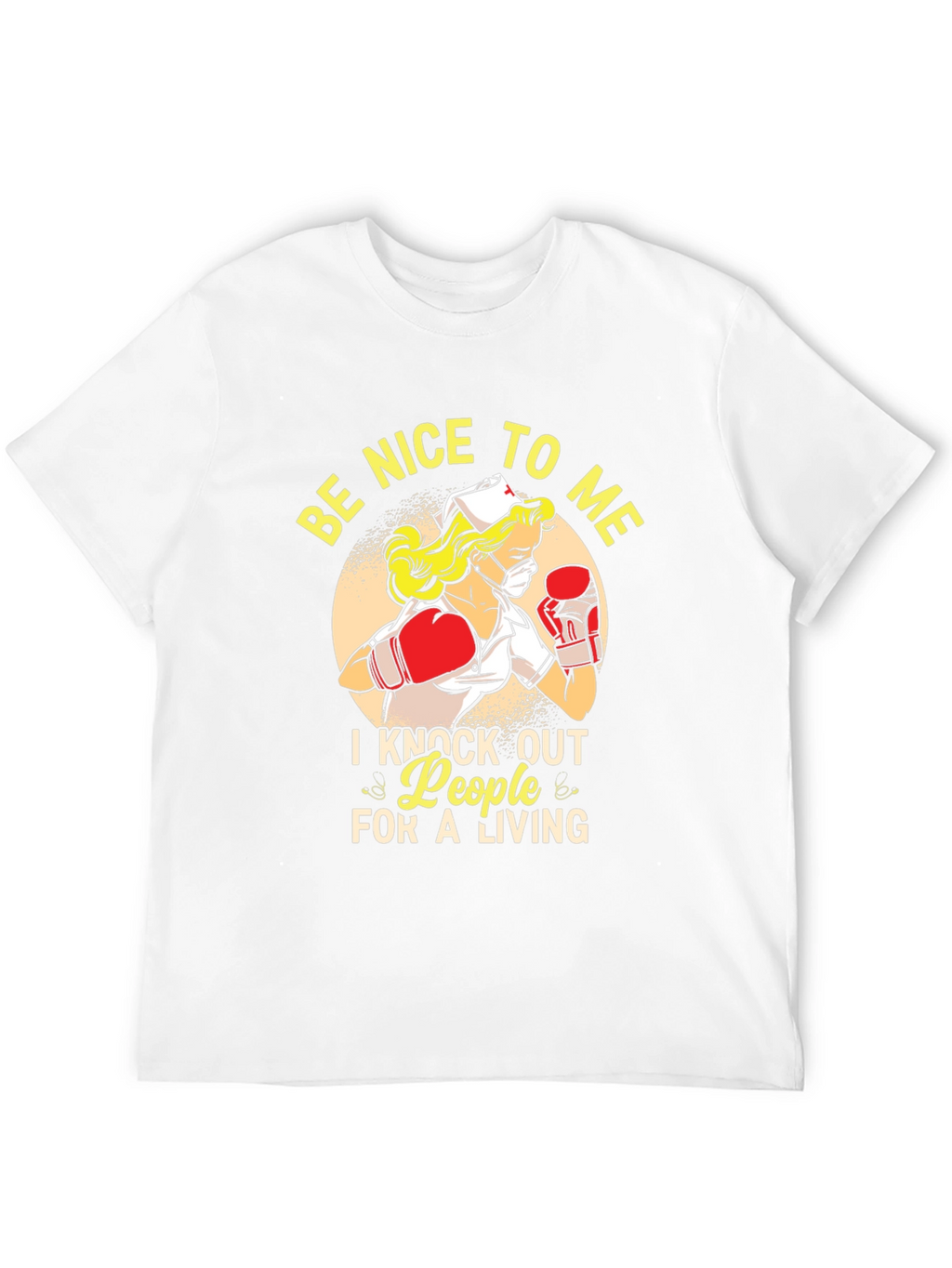 Funny Nurse Boxing T-Shirt