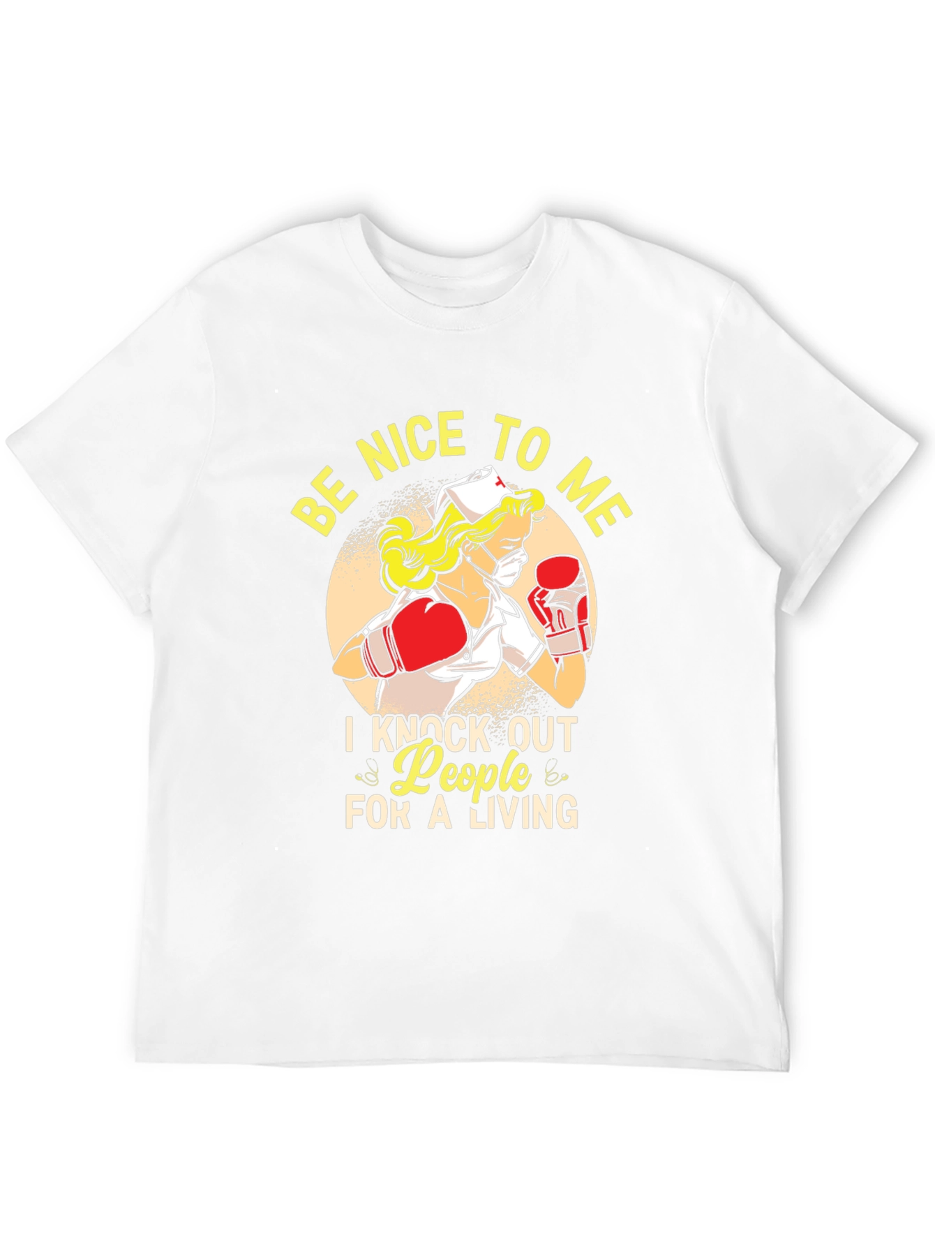 Funny Nurse Boxing T-Shirt