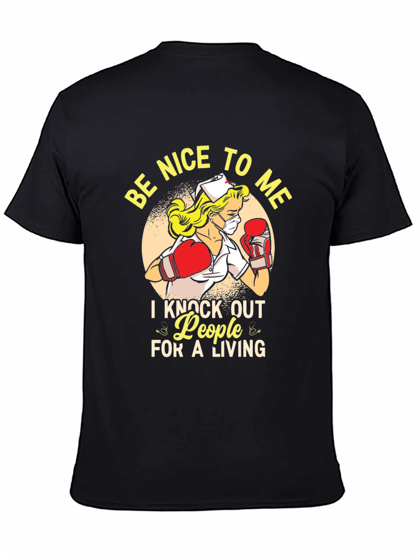 Funny Nurse Boxing T-Shirt
