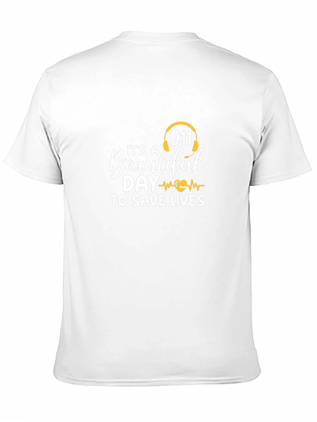 911 Save Lives Graphic Tee - Black