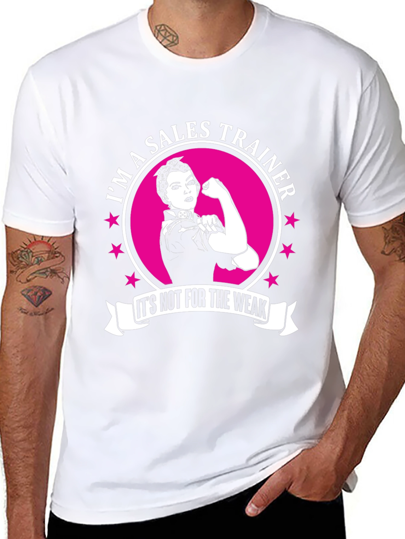 Sales Trainer Strong Woman Graphic Tee