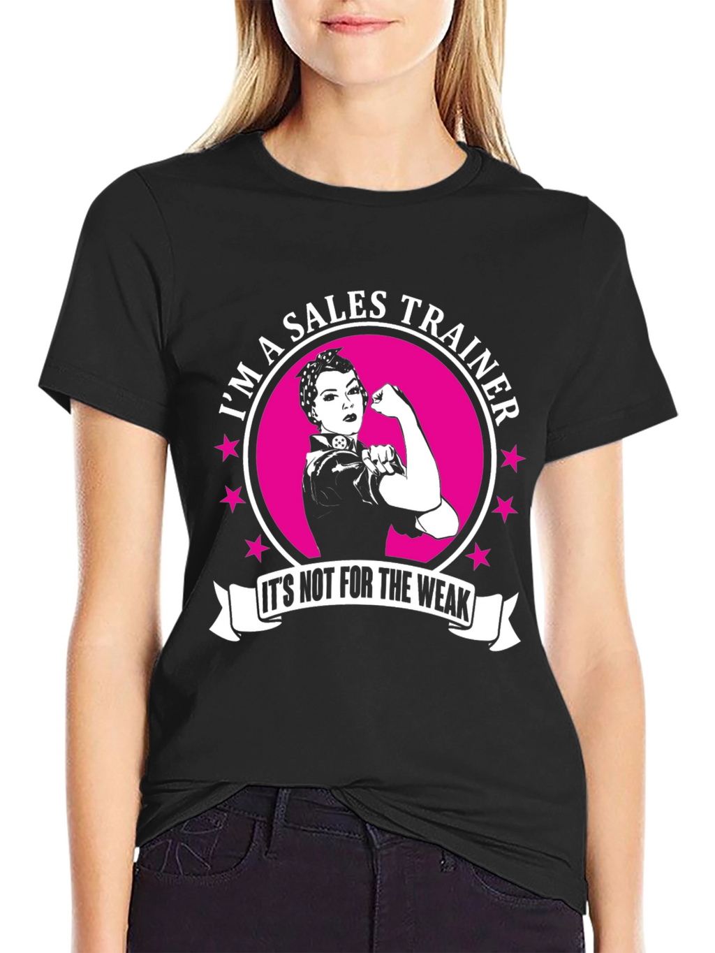 Sales Trainer Strong Woman Graphic Tee