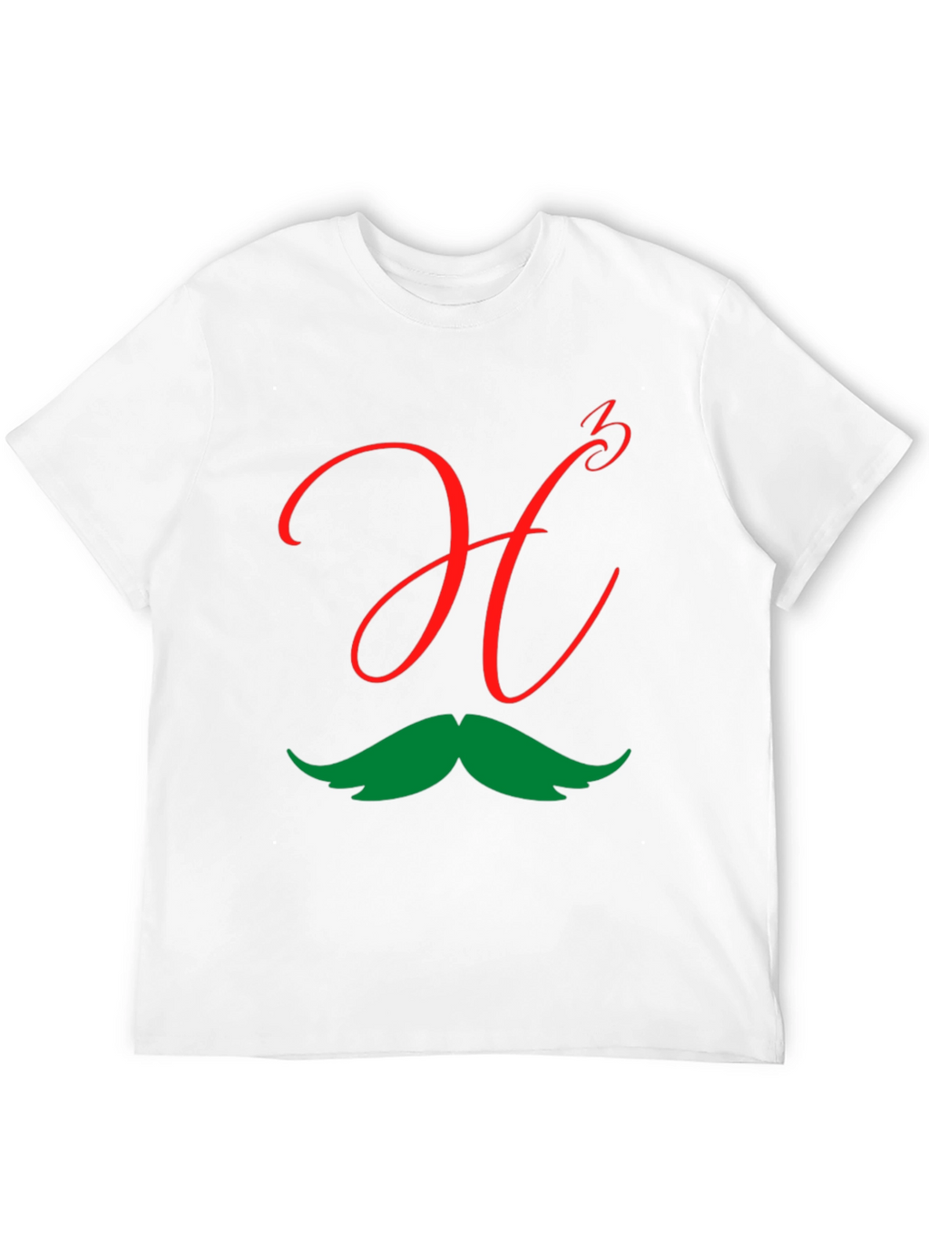 Red Letter H Mustache T-Shirt
