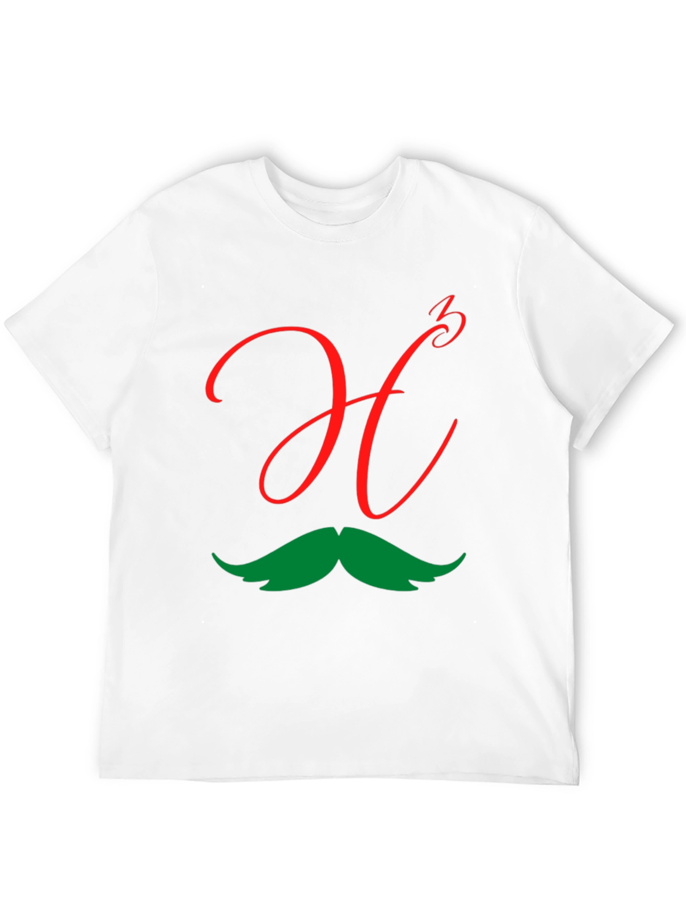 Red Letter H Mustache T-Shirt