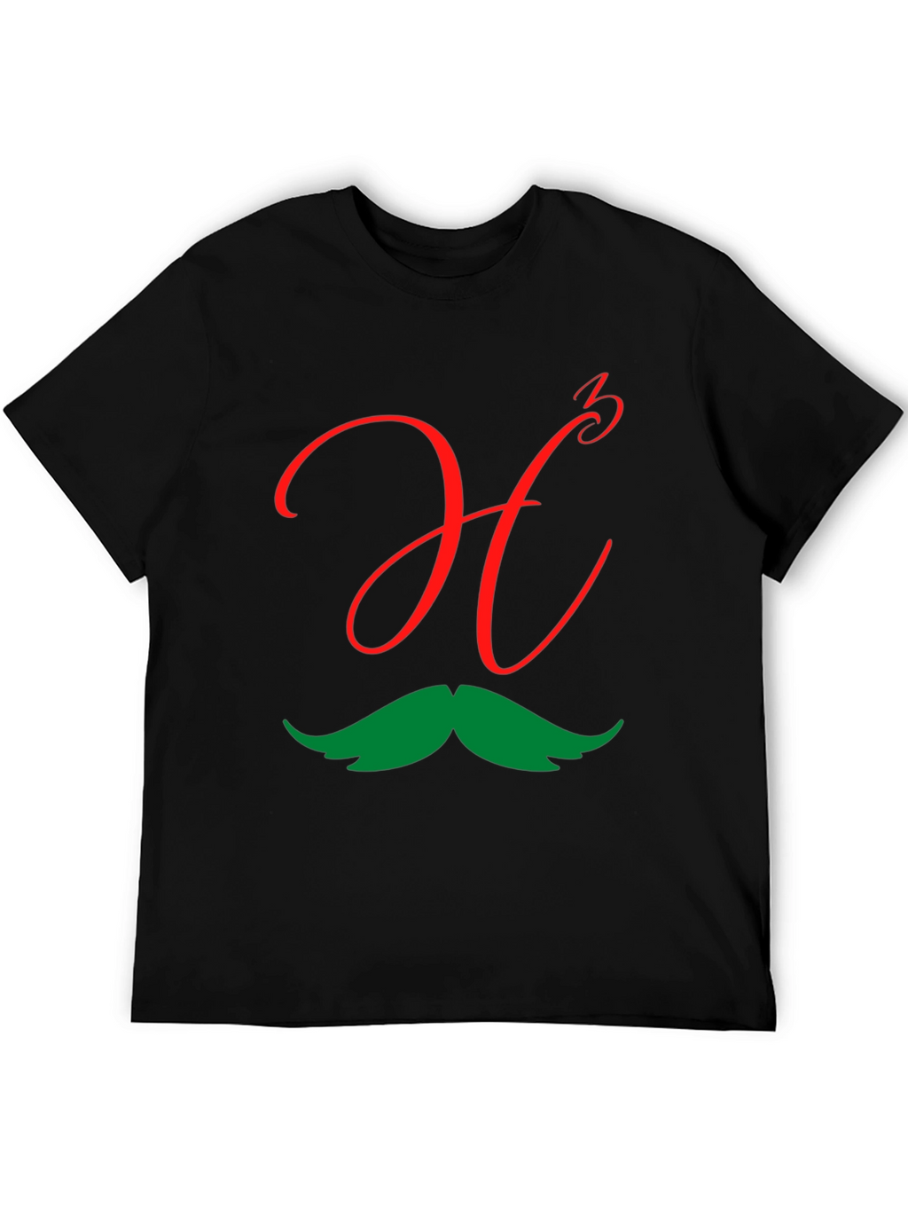 Red Letter H Mustache T-Shirt