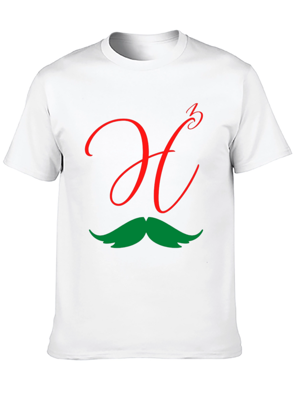 Red Letter H Mustache T-Shirt