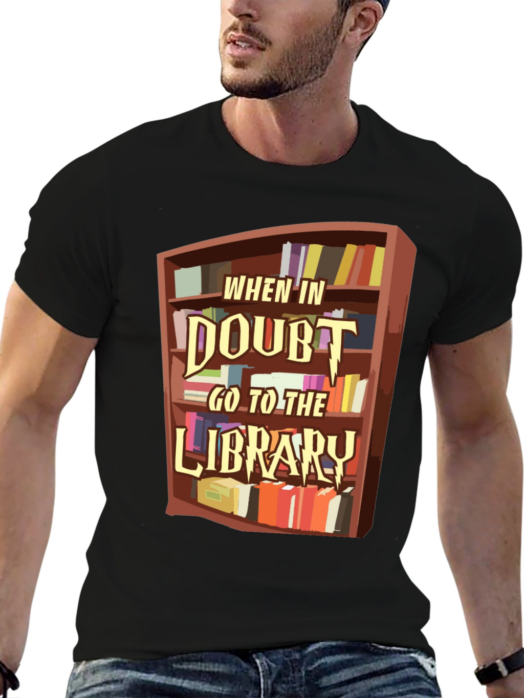 When in Doubt Go to the Library T-Shirt