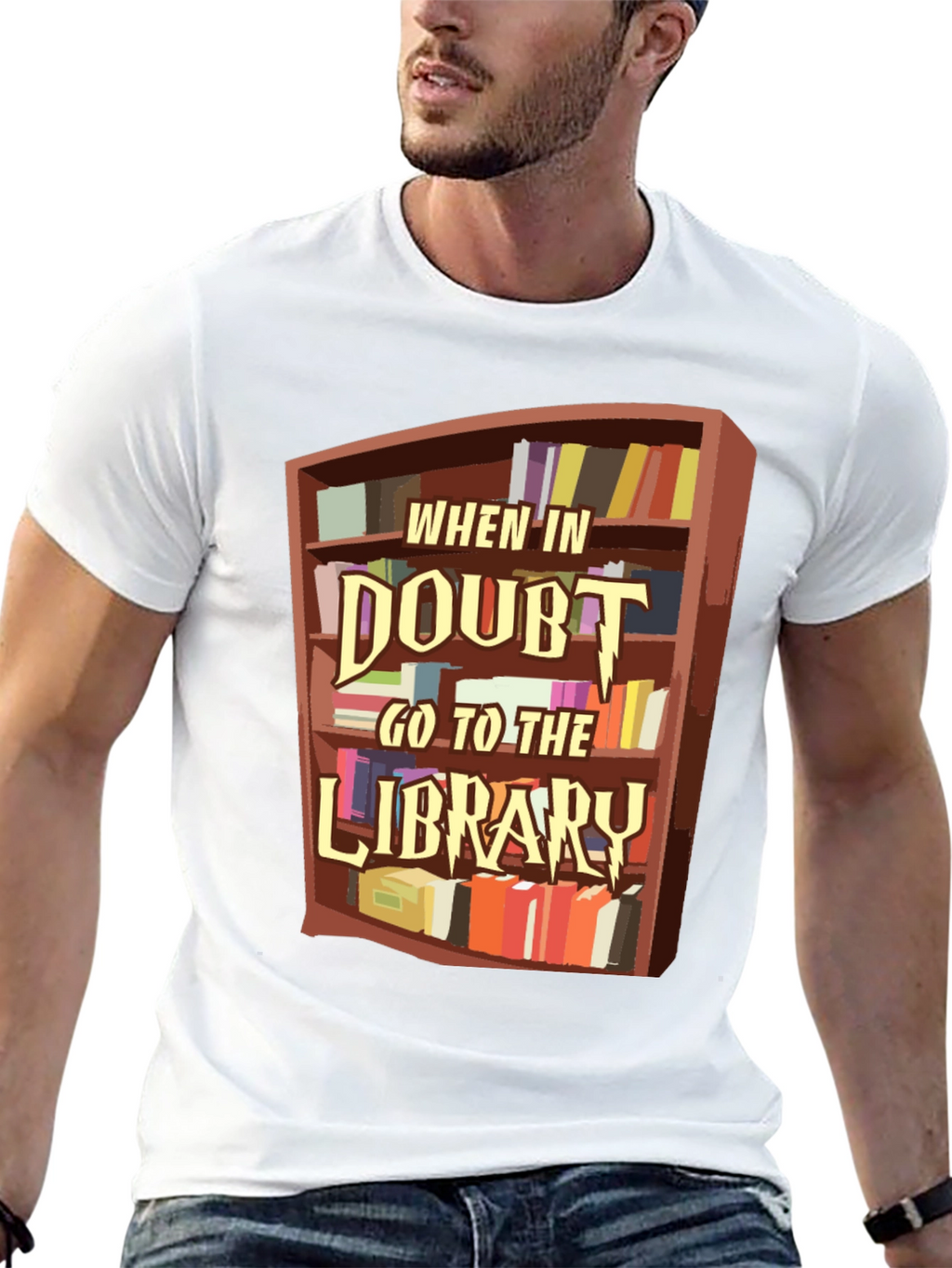 When in Doubt Go to the Library T-Shirt