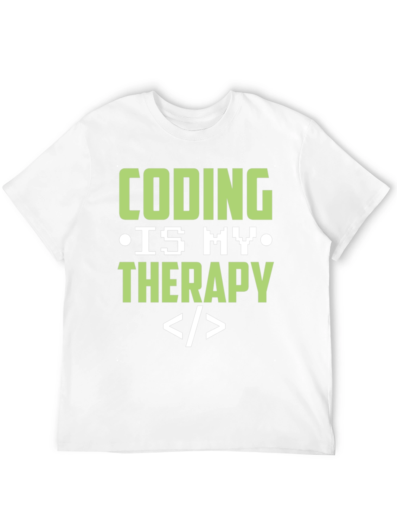 Coding Is My Therapy T-Shirt - Programmer Gift