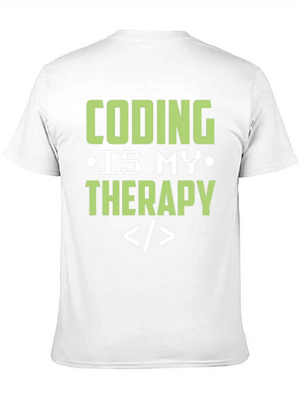 Coding Is My Therapy T-Shirt - Programmer Gift