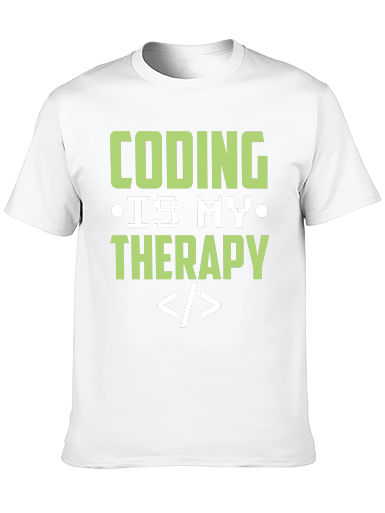 Coding Is My Therapy T-Shirt - Programmer Gift