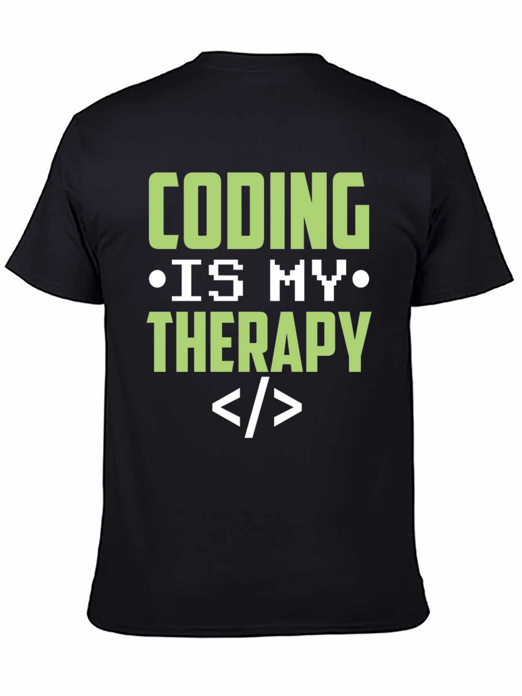 Coding Is My Therapy T-Shirt - Programmer Gift