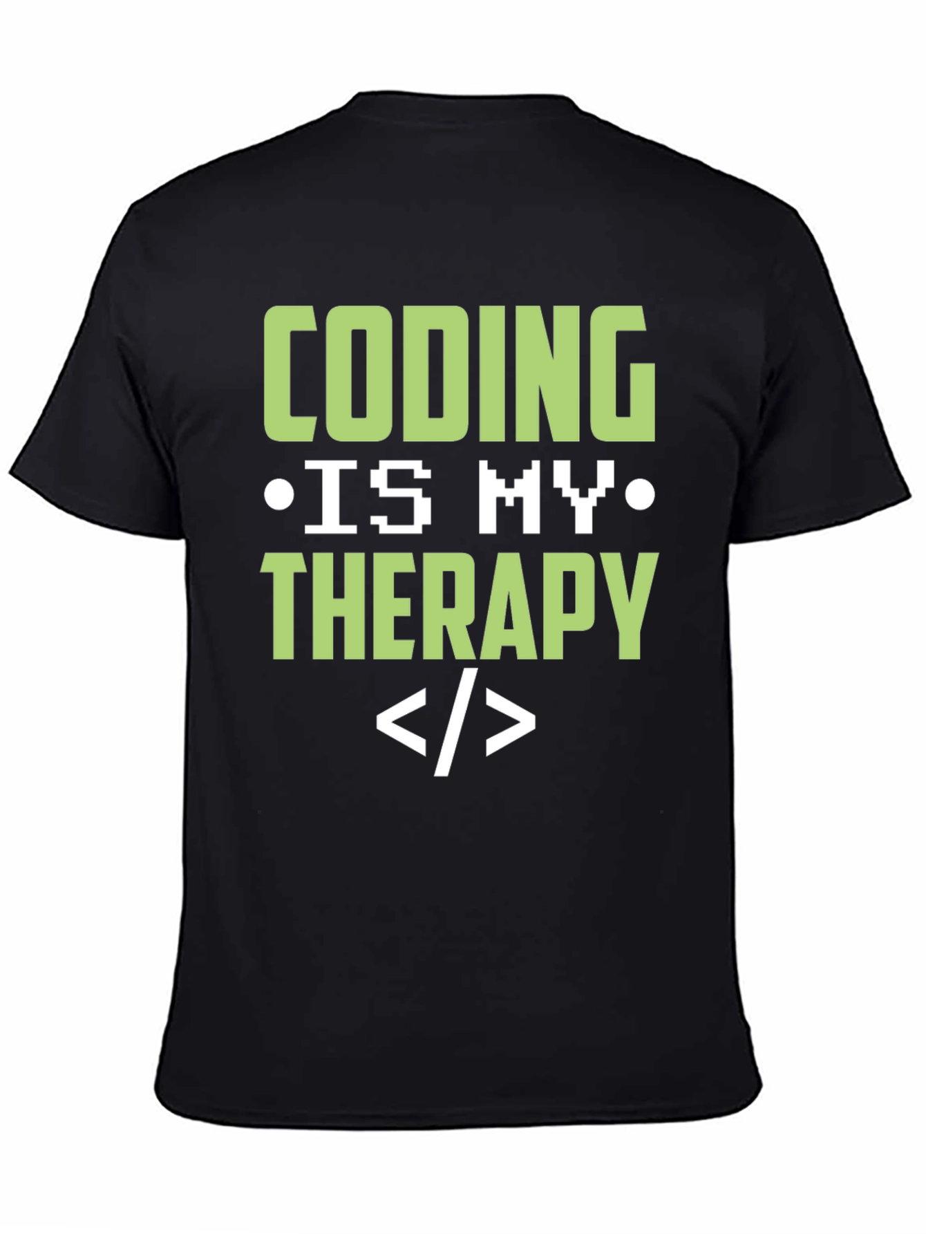 Coding Is My Therapy T-Shirt - Programmer Gift