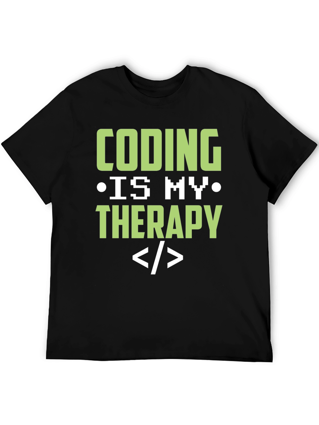Coding Is My Therapy T-Shirt - Programmer Gift