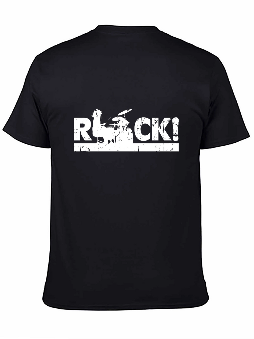 Rock Music T-Shirt - Drummer Design