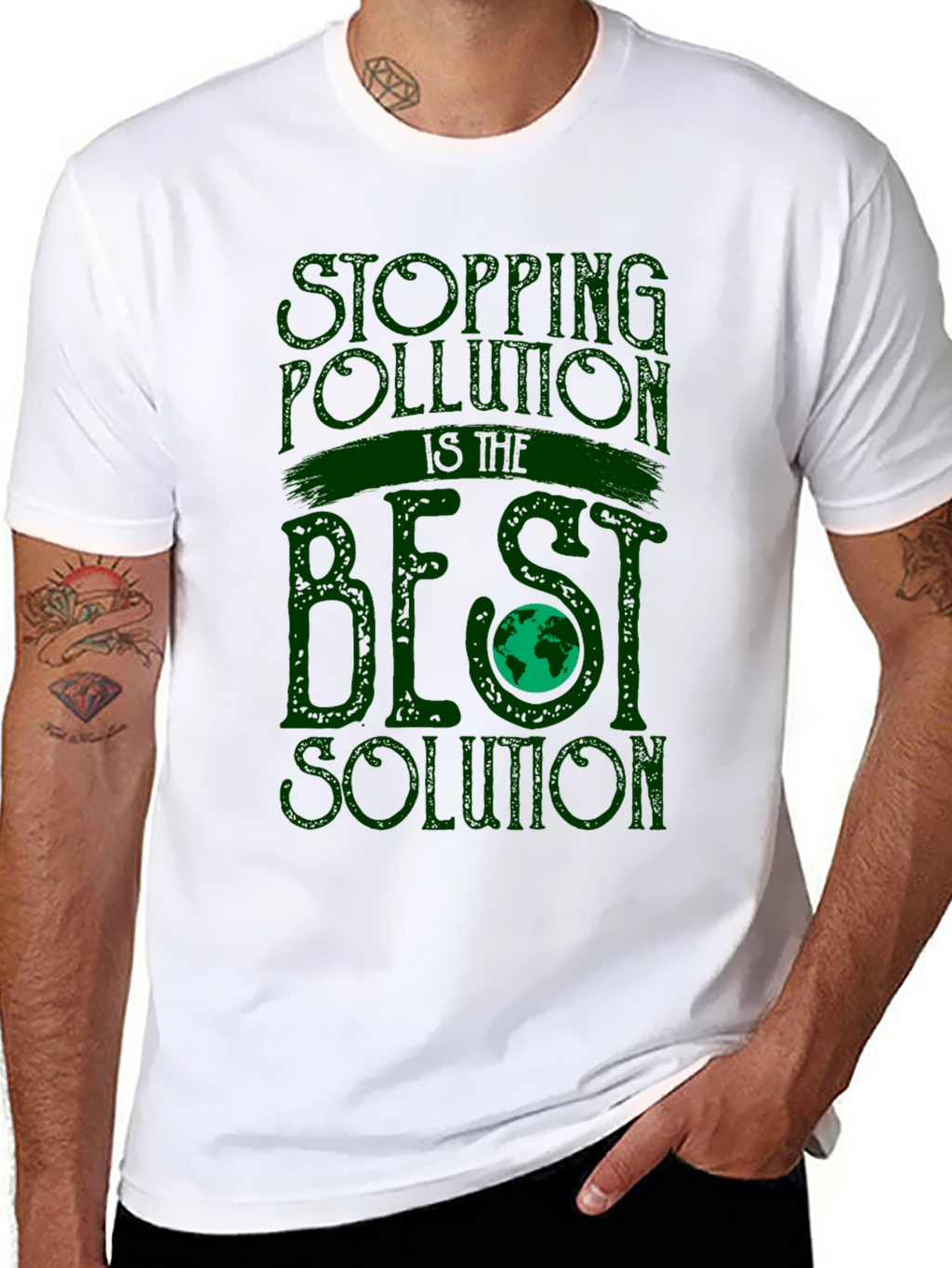 Eco-Friendly T-Shirt: Stop Pollution Best Solution