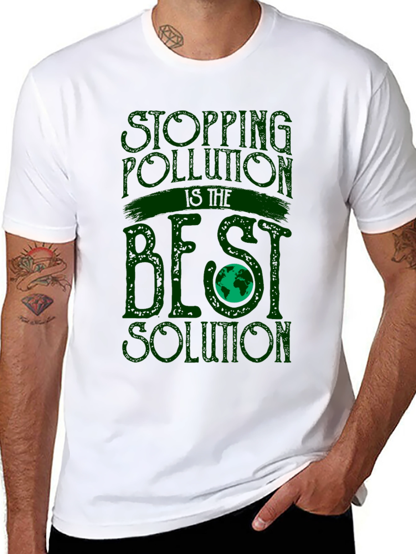 Eco-Friendly T-Shirt: Stop Pollution Best Solution