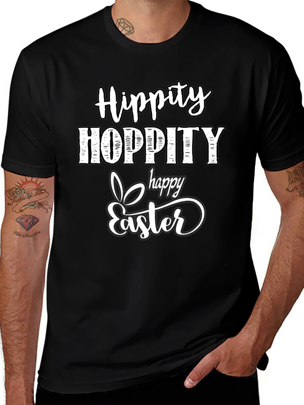 Hippity Hoppity Happy Easter Graphic Tee