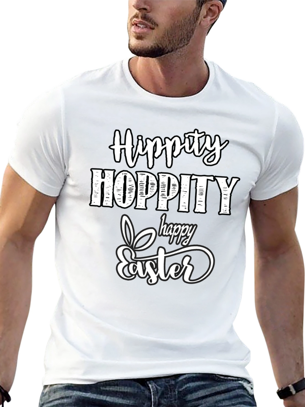 Hippity Hoppity Happy Easter Graphic Tee