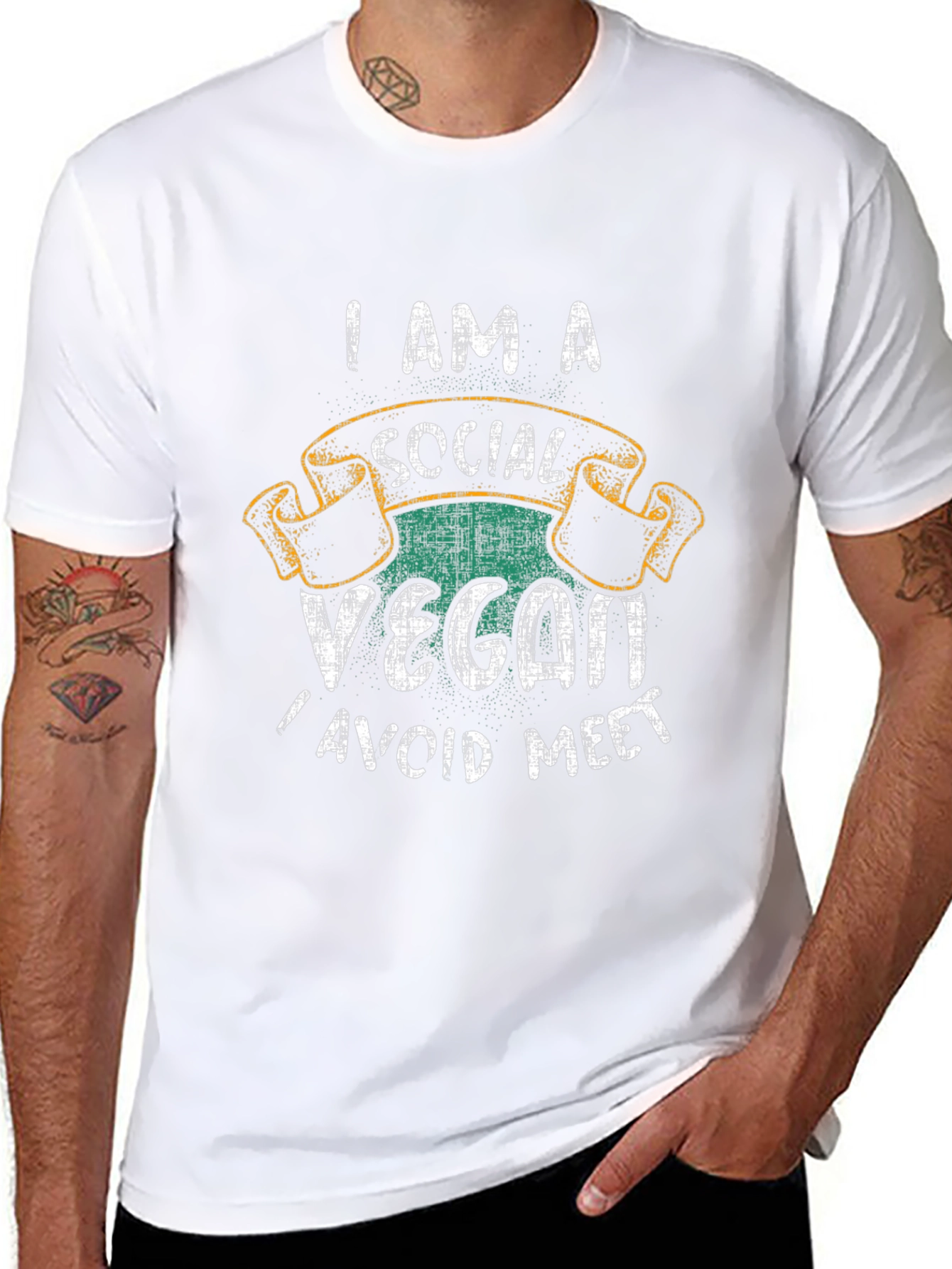 Social Vegan Funny T-Shirt