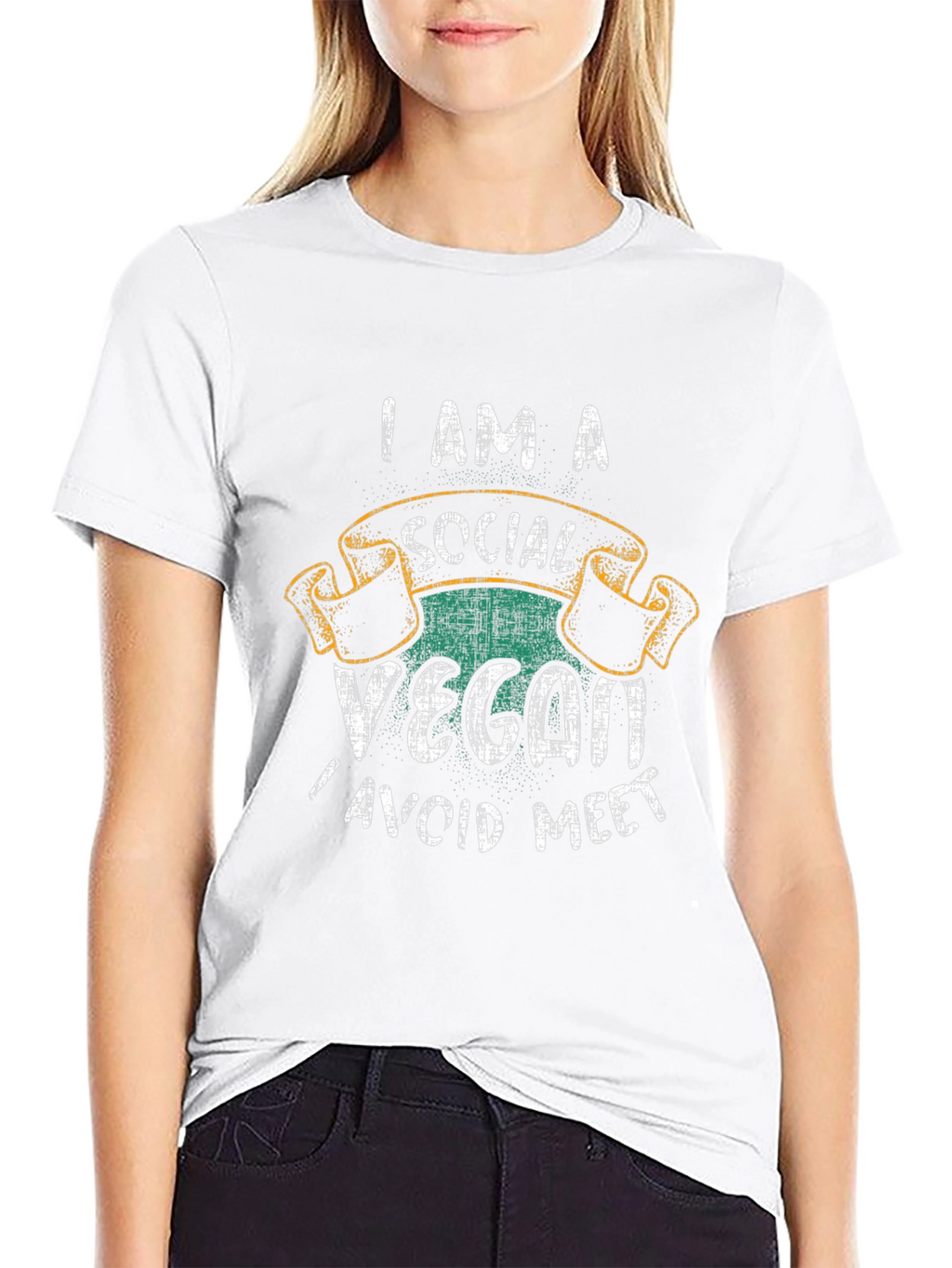 Social Vegan Funny T-Shirt