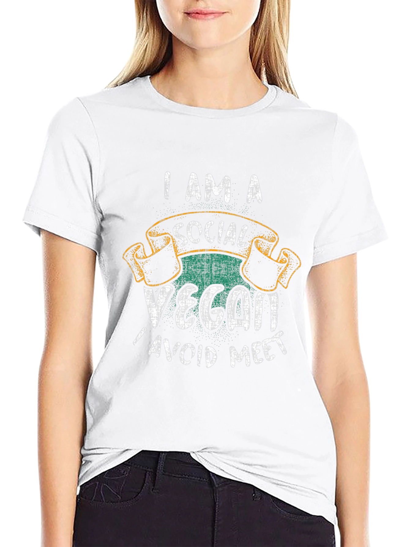 Social Vegan Funny T-Shirt