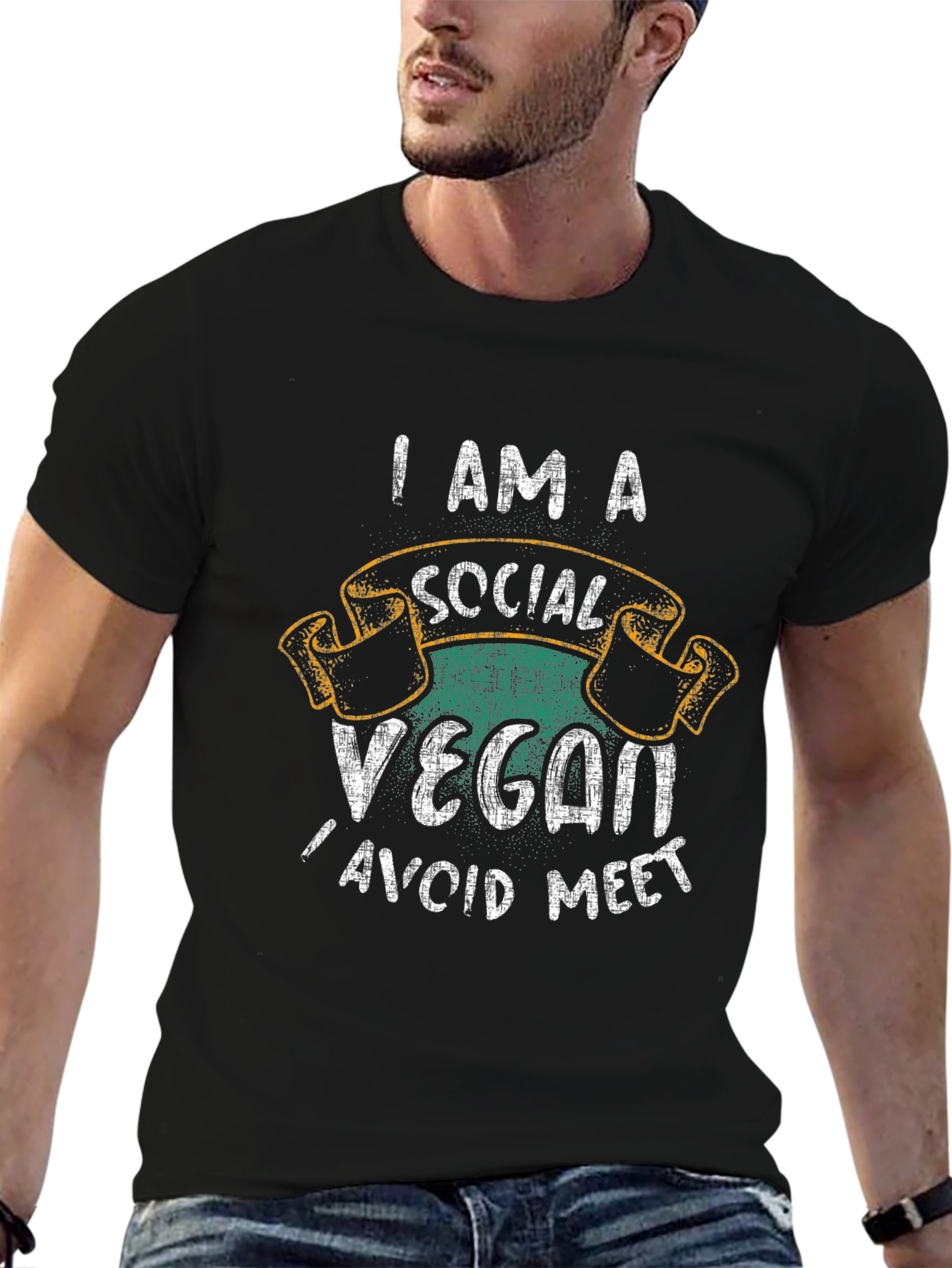 Social Vegan Funny T-Shirt