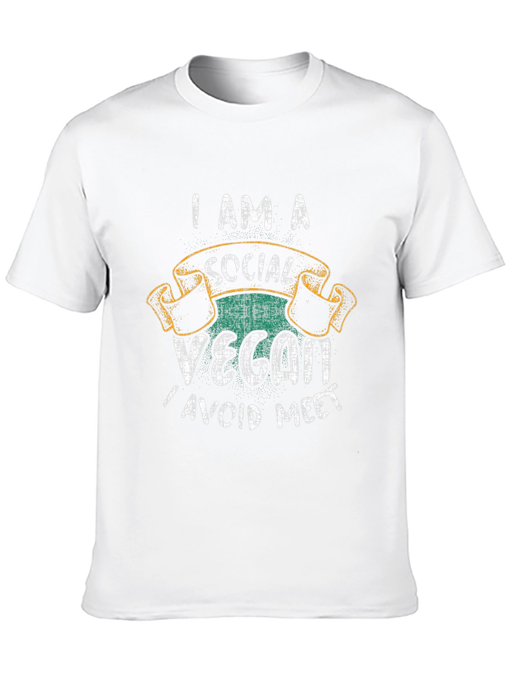 Social Vegan Funny T-Shirt