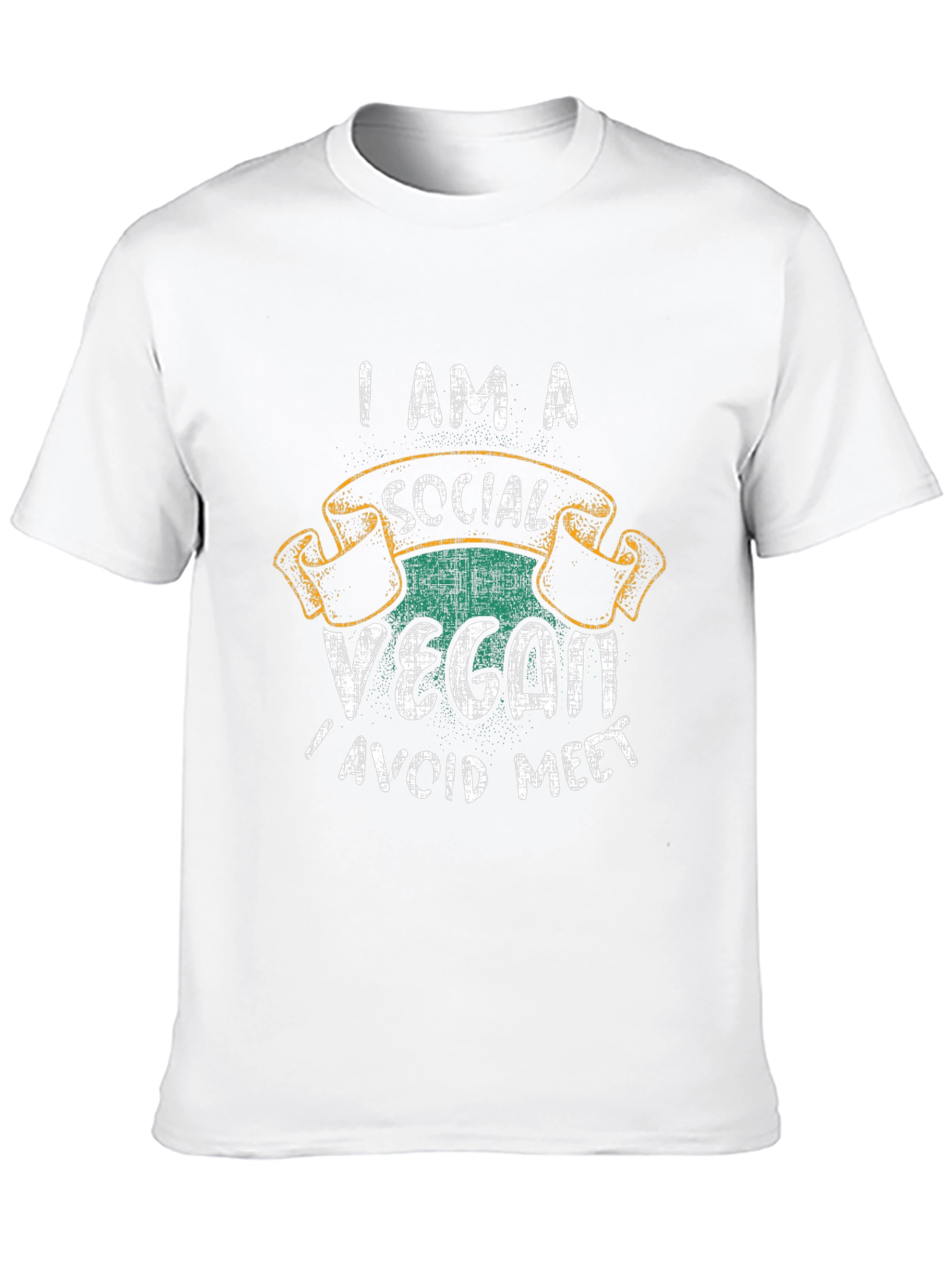 Social Vegan Funny T-Shirt