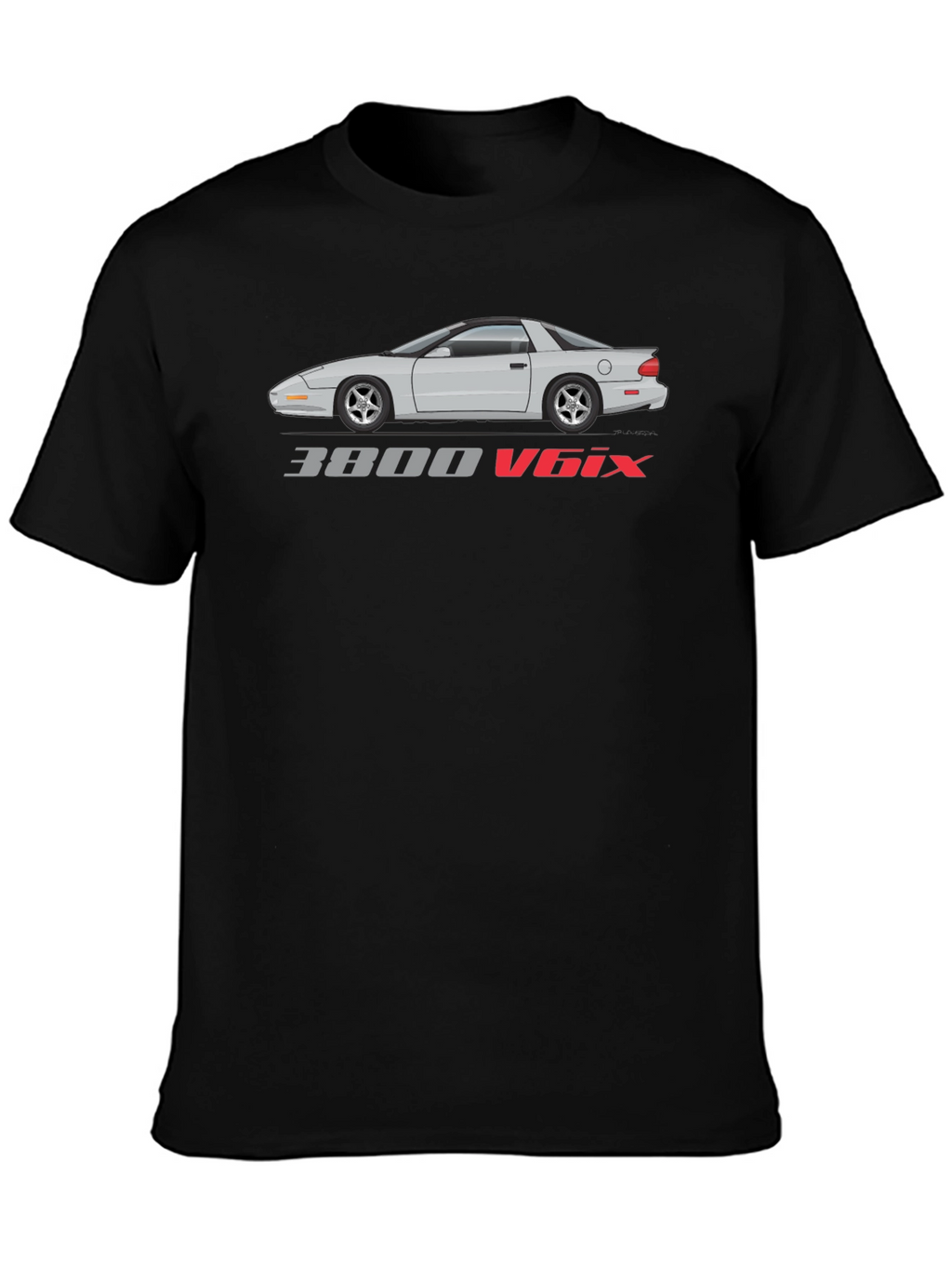 3800 V6ix Car Graphic T-Shirt