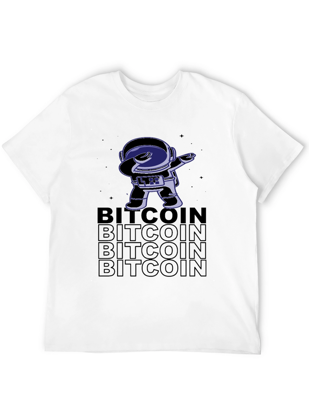 Bitcoin Astronaut Dab T-Shirt - Crypto Tee