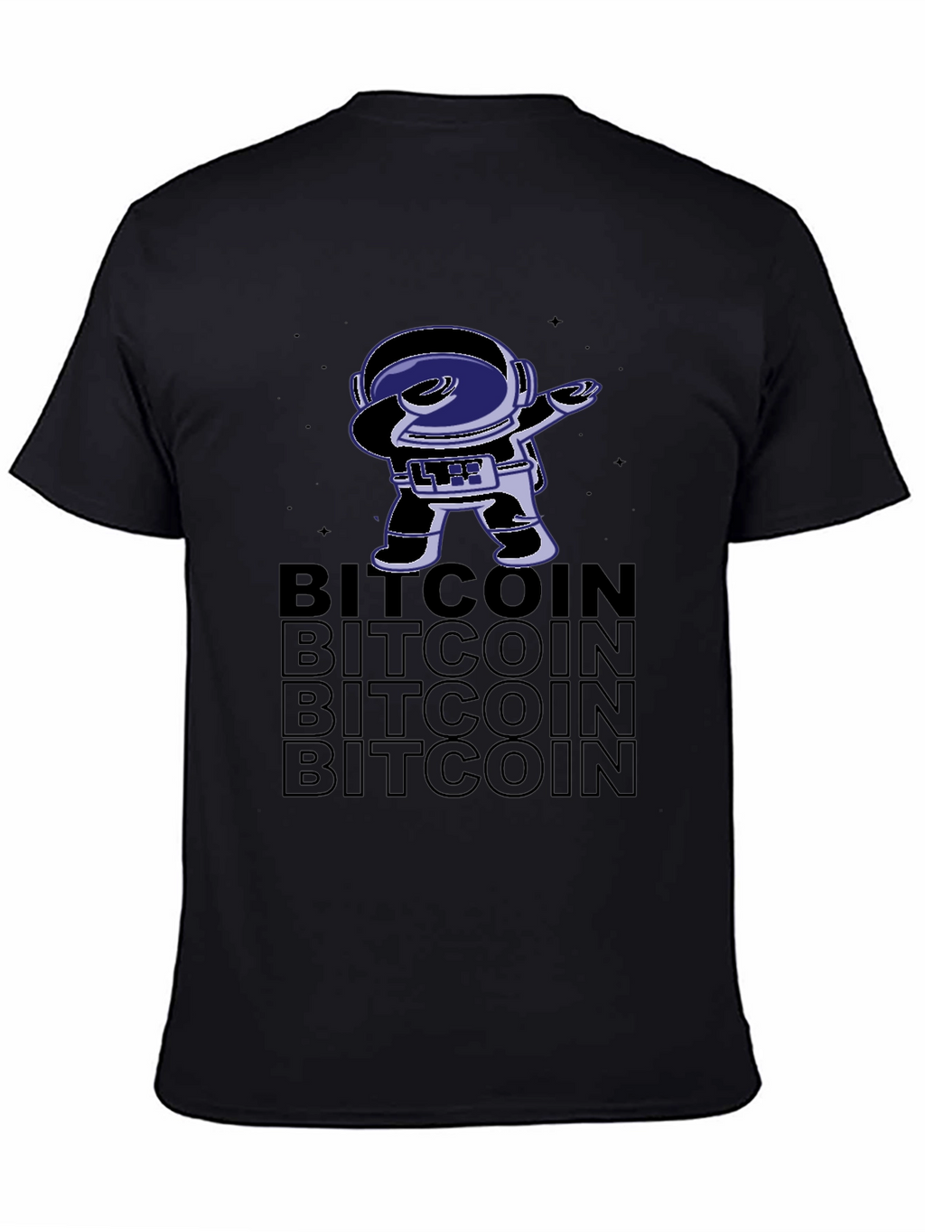 Bitcoin Astronaut Dab T-Shirt - Crypto Tee