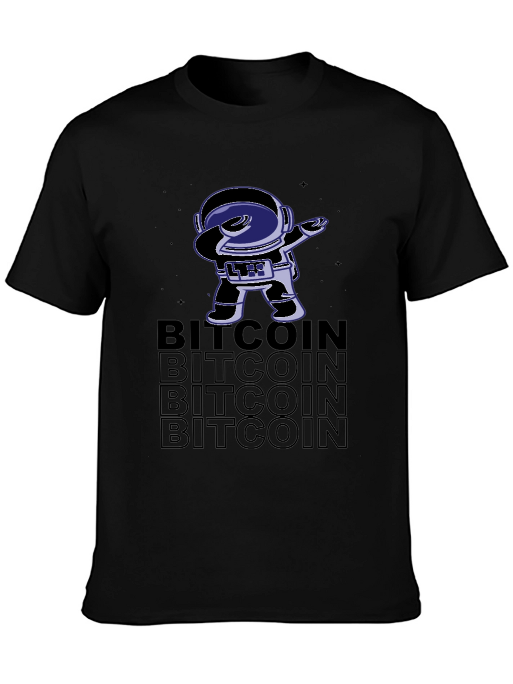 Bitcoin Astronaut Dab T-Shirt - Crypto Tee