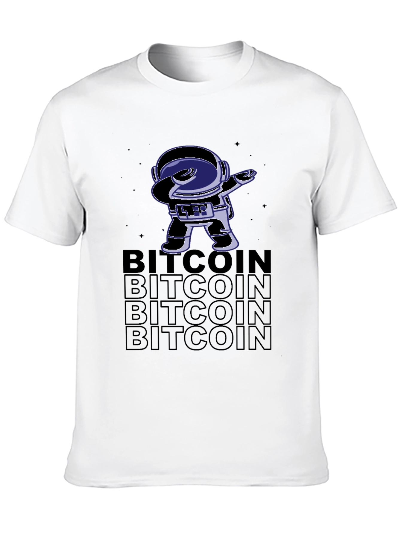 Bitcoin Astronaut Dab T-Shirt - Crypto Tee