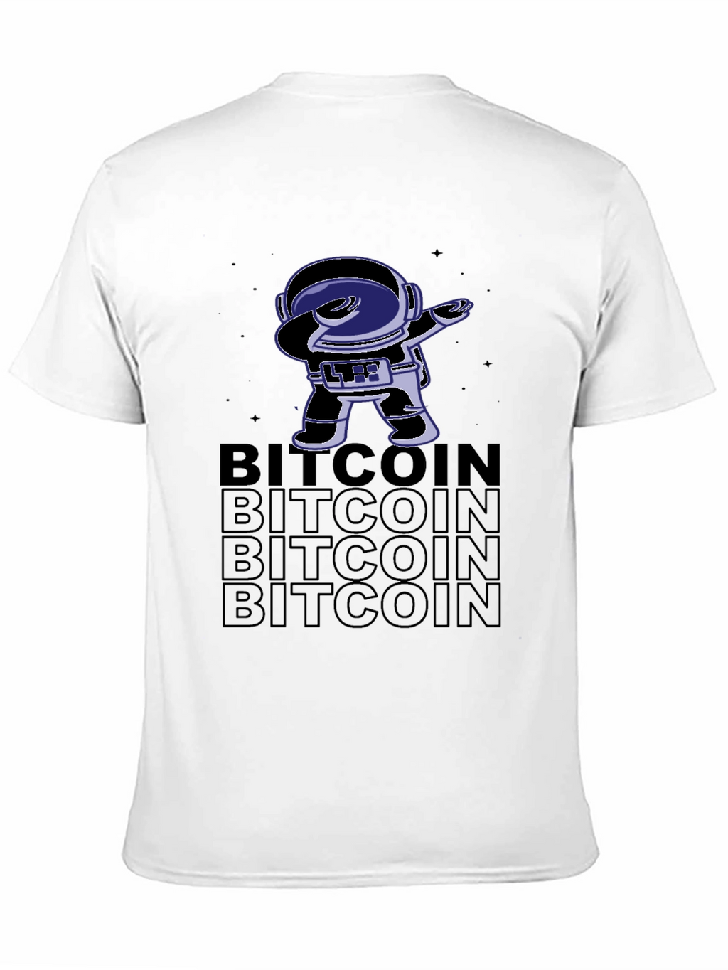 Bitcoin Astronaut Dab T-Shirt - Crypto Tee