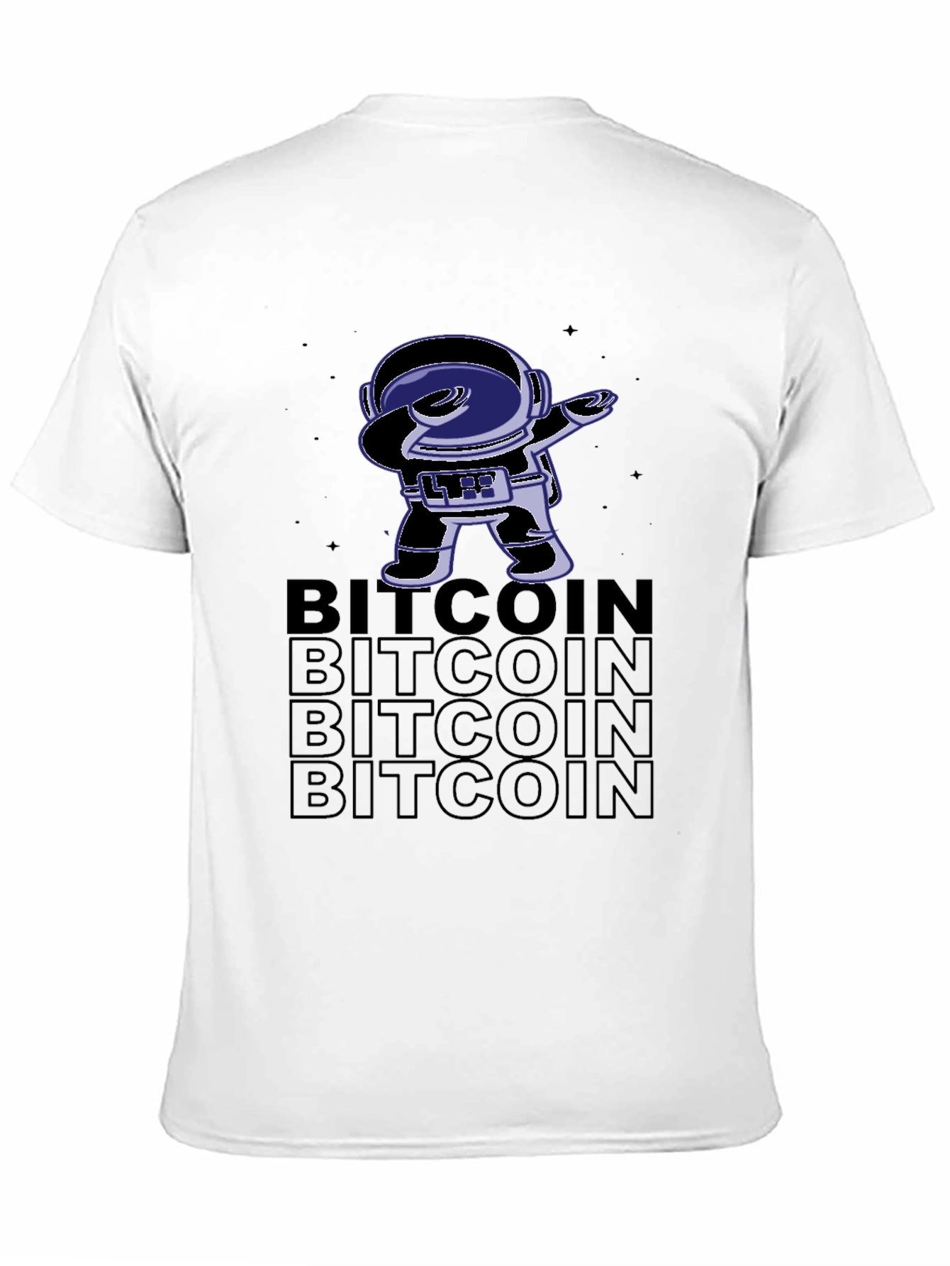 Bitcoin Astronaut Dab T-Shirt - Crypto Tee