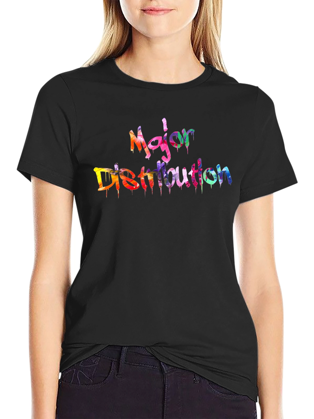 Major Distribution Graffiti Style Tee