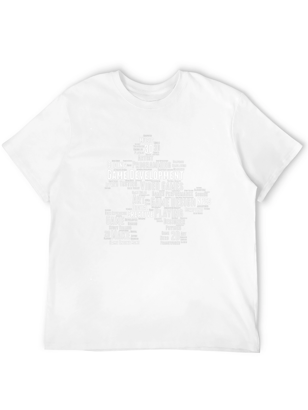 Game Developer Word Cloud T-Shirt