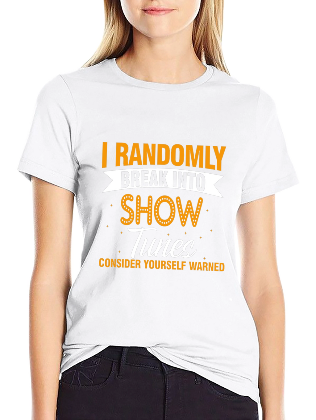 Randomly Break Into Show Tunes Graphic Tee