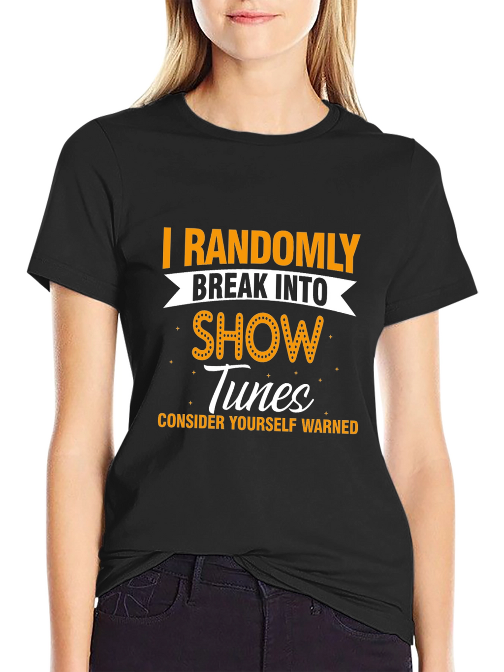 Randomly Break Into Show Tunes Graphic Tee