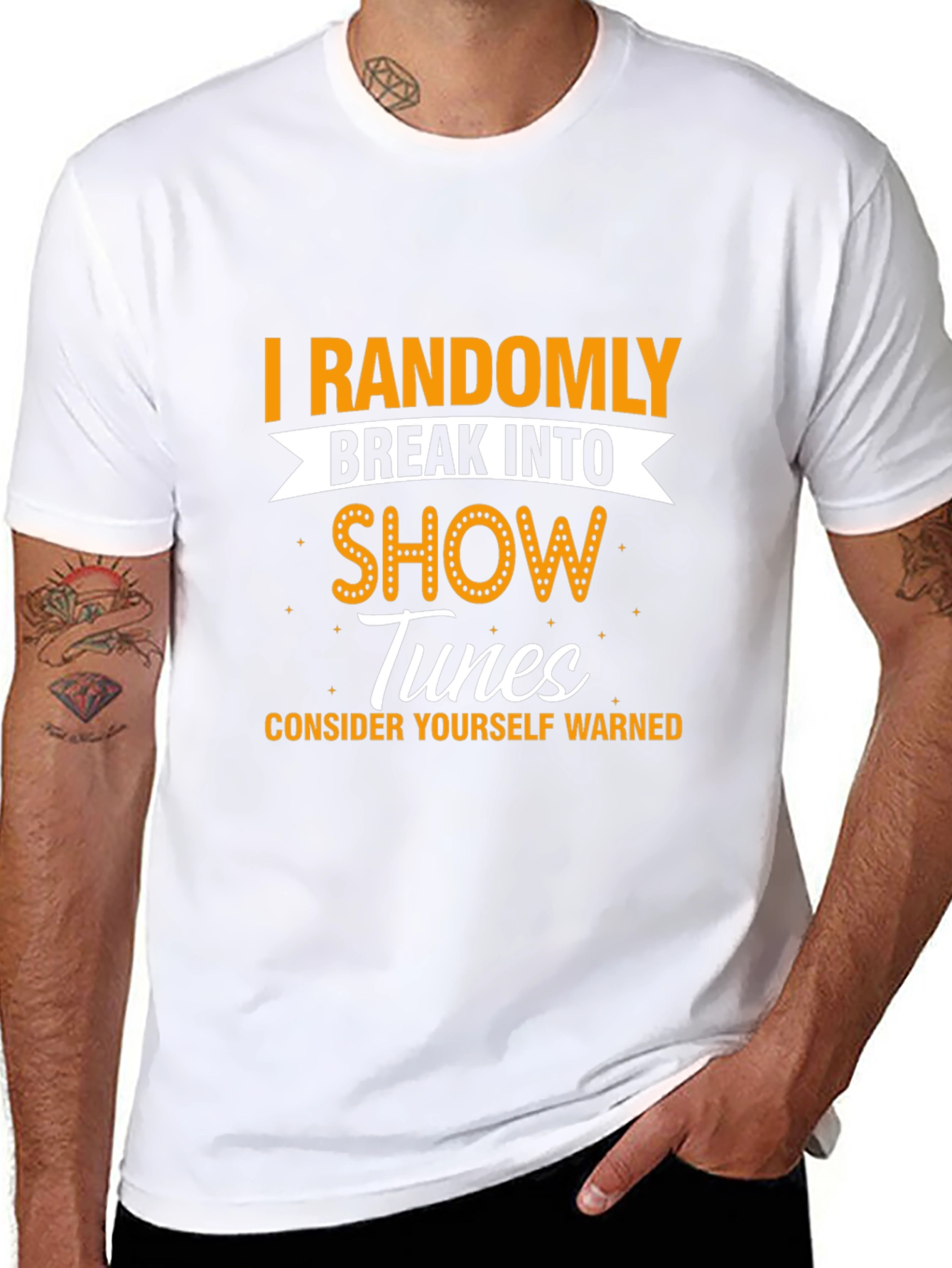Randomly Break Into Show Tunes Graphic Tee