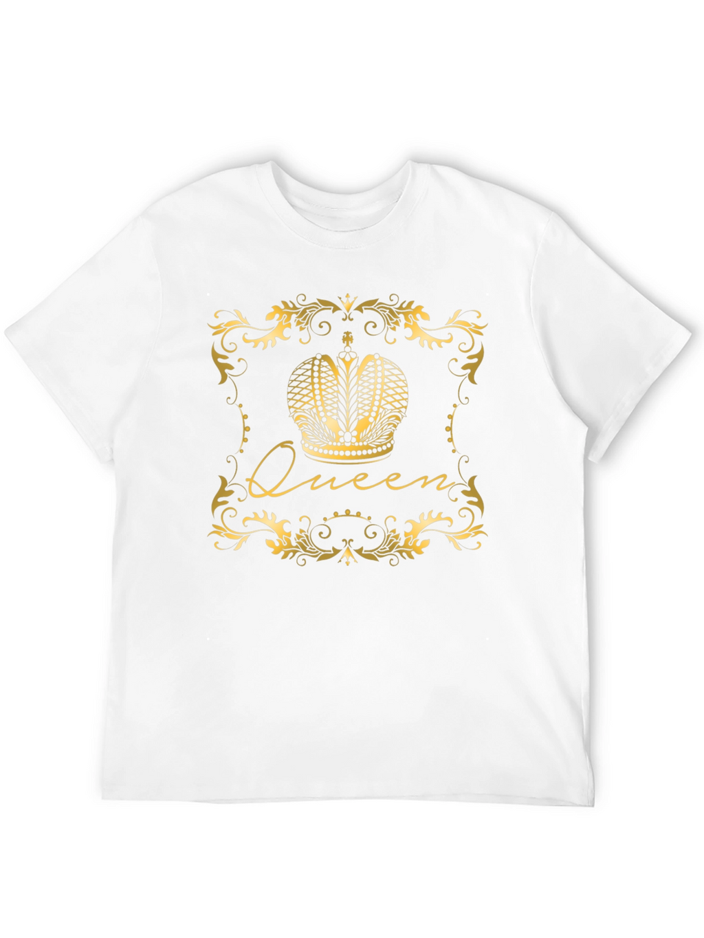Queen Crown Graphic Tee - Stylish Black T-Shirt