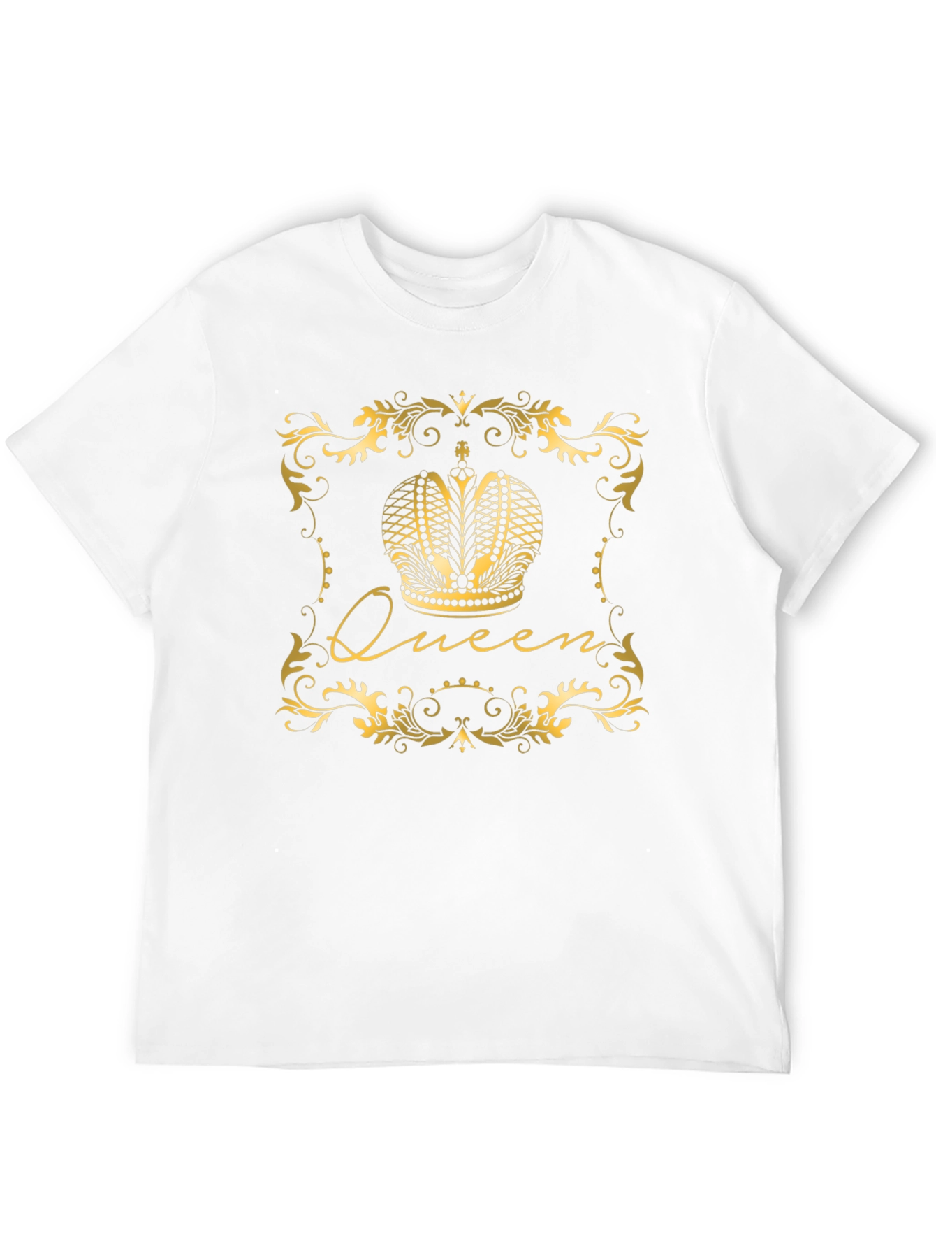 Queen Crown Graphic Tee - Stylish Black T-Shirt