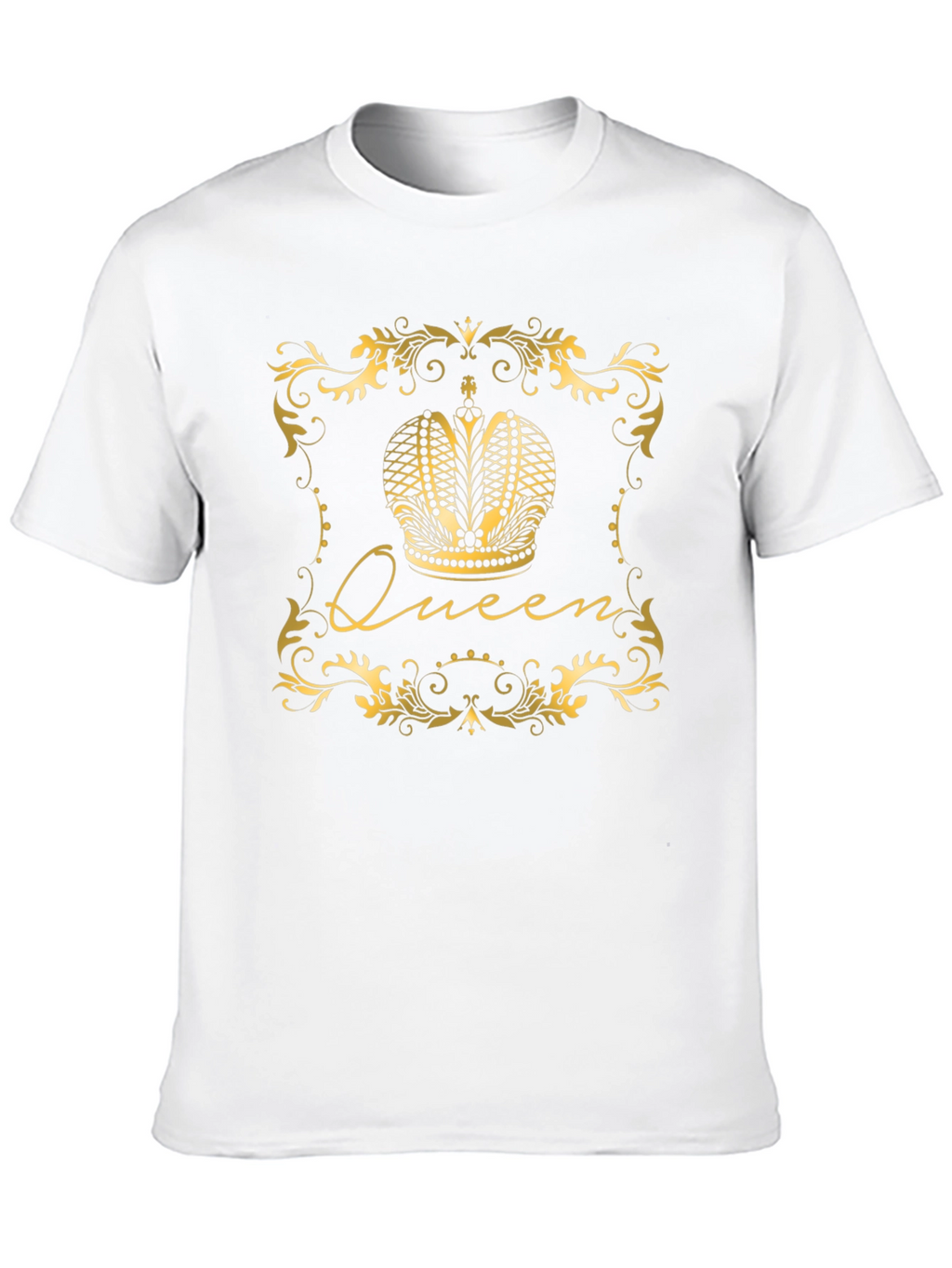 Queen Crown Graphic Tee - Stylish Black T-Shirt